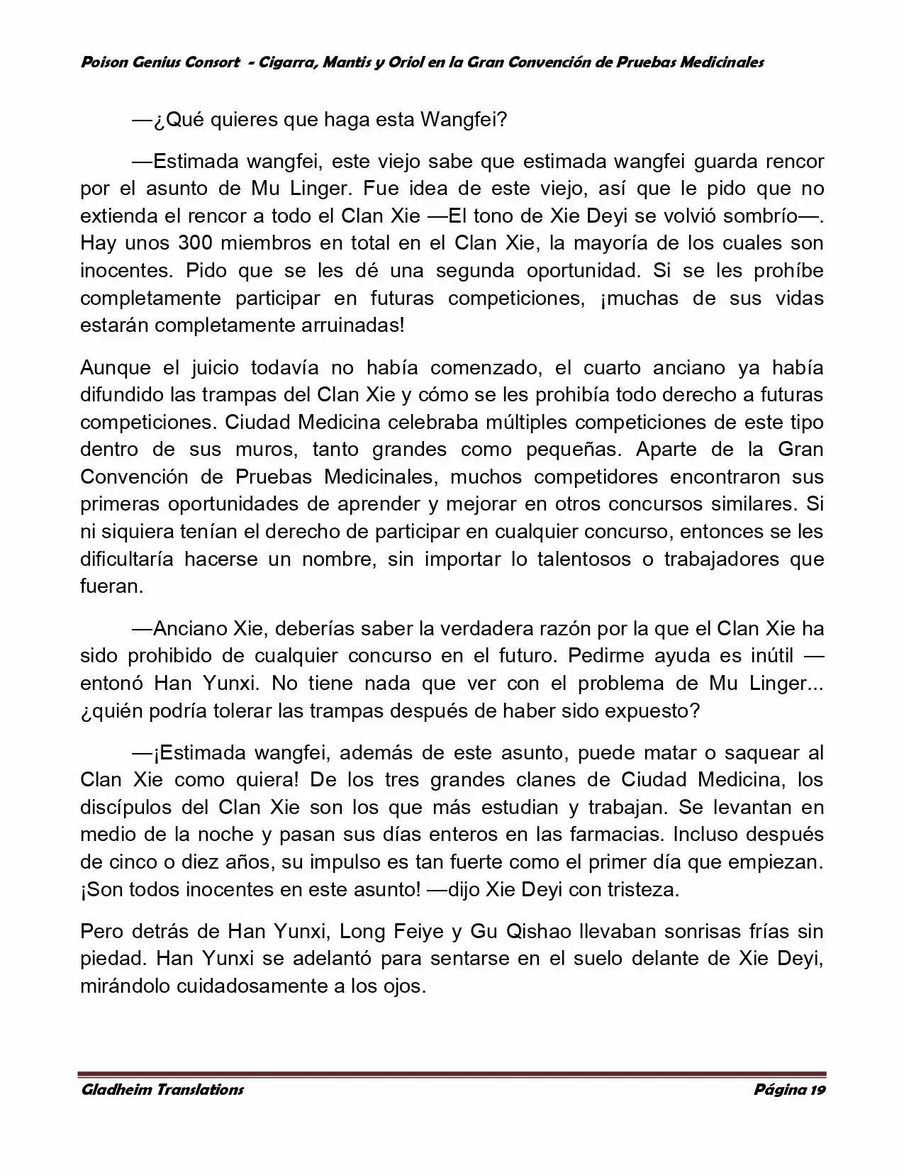 Poison Genious Consort (Novela) - Capítulo 369 - Página 19 - LectorTMOo