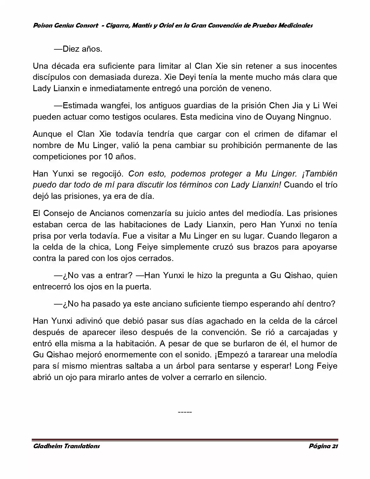 Poison Genious Consort (Novela) - Capítulo 369 - Página 21 - LectorTMOo