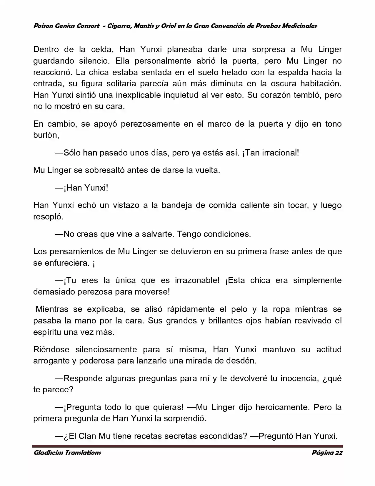 Poison Genious Consort (Novela) - Capítulo 369 - Página 22 - LectorTMOo