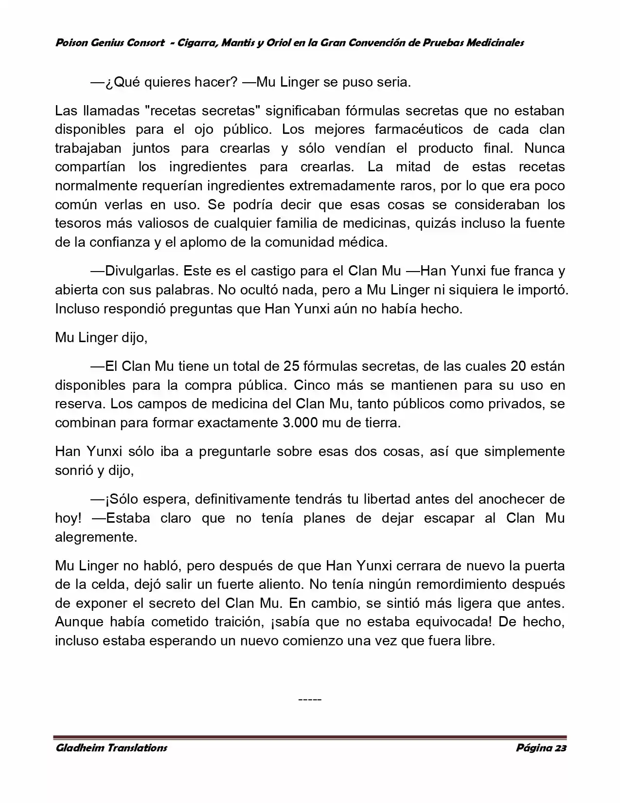 Poison Genious Consort (Novela) - Capítulo 369 - Página 23 - LectorTMOo