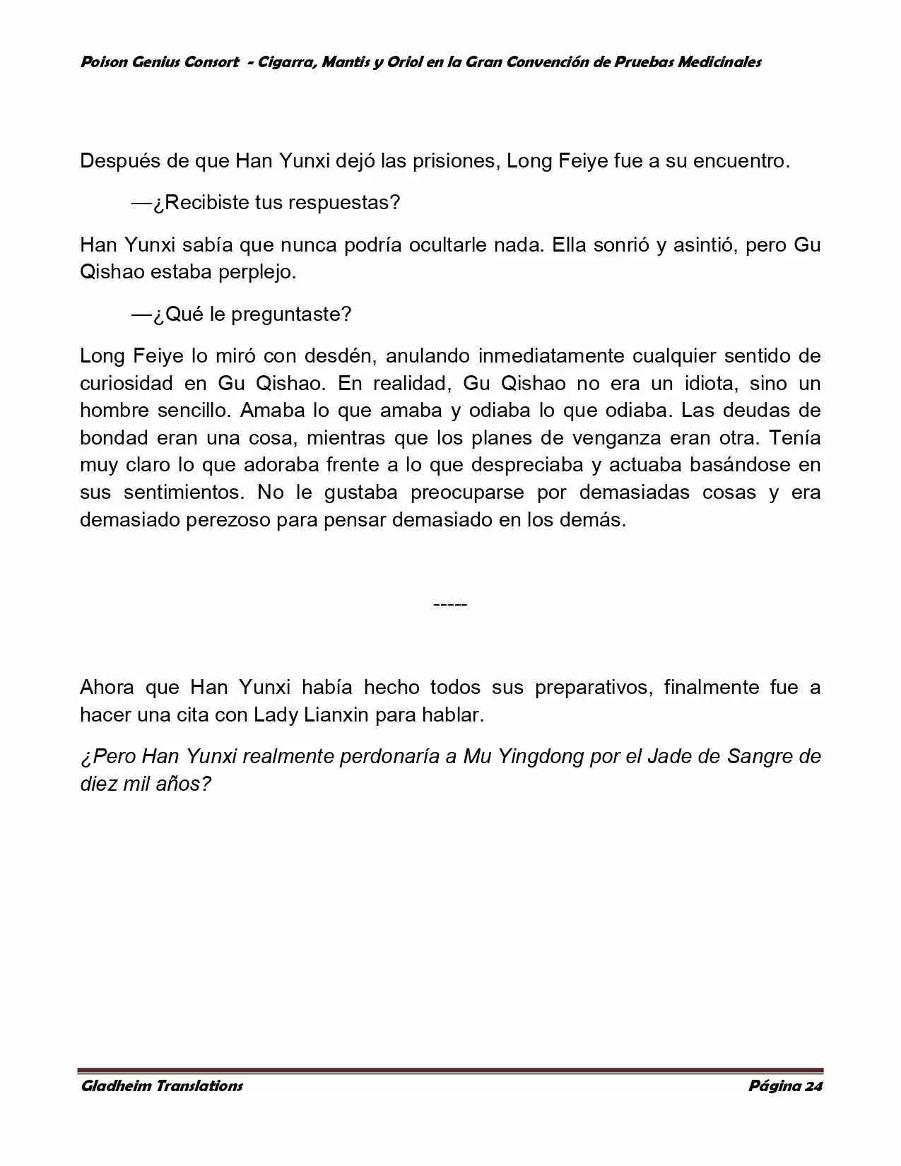 Poison Genious Consort (Novela) - Capítulo 369 - Página 24 - LectorTMOo