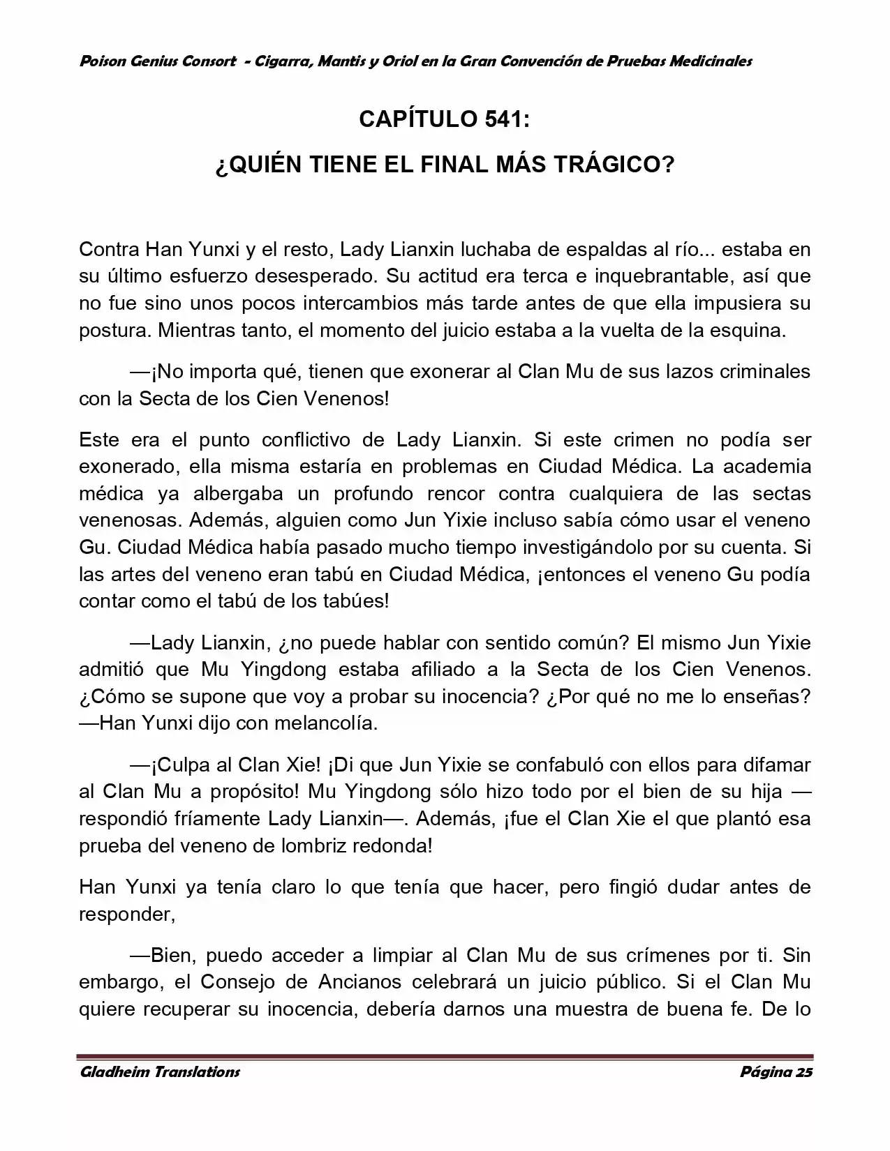 Poison Genious Consort (Novela) - Capítulo 369 - Página 25 - LectorTMOo