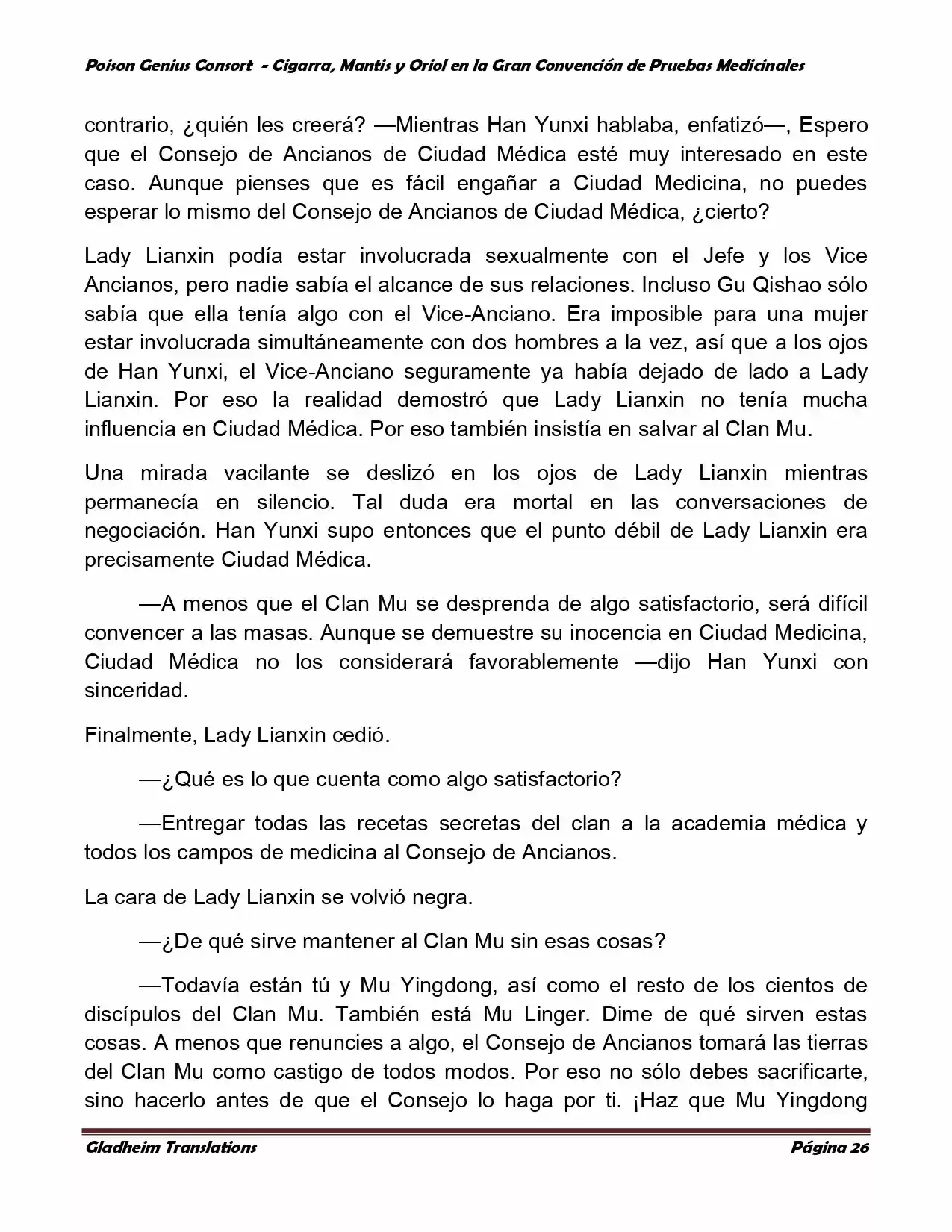Poison Genious Consort (Novela) - Capítulo 369 - Página 26 - LectorTMOo