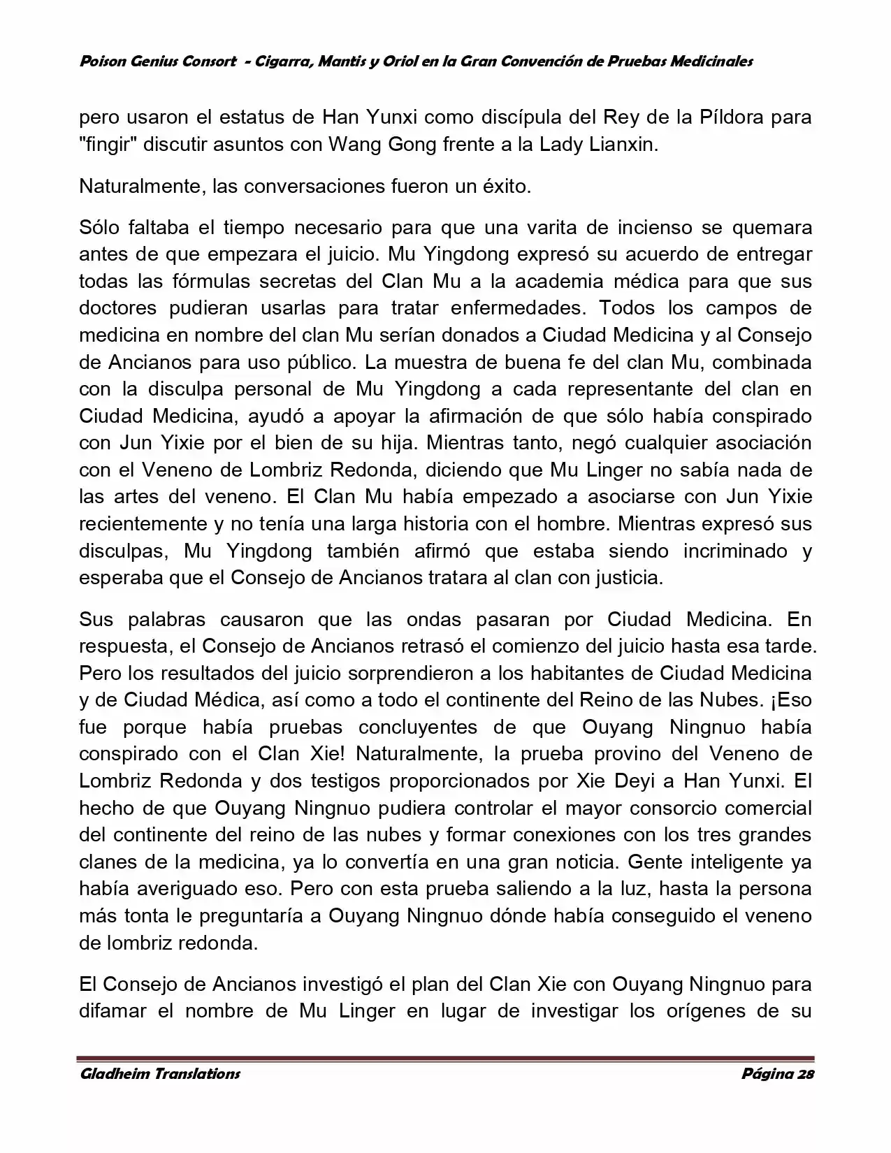 Poison Genious Consort (Novela) - Capítulo 369 - Página 28 - LectorTMOo