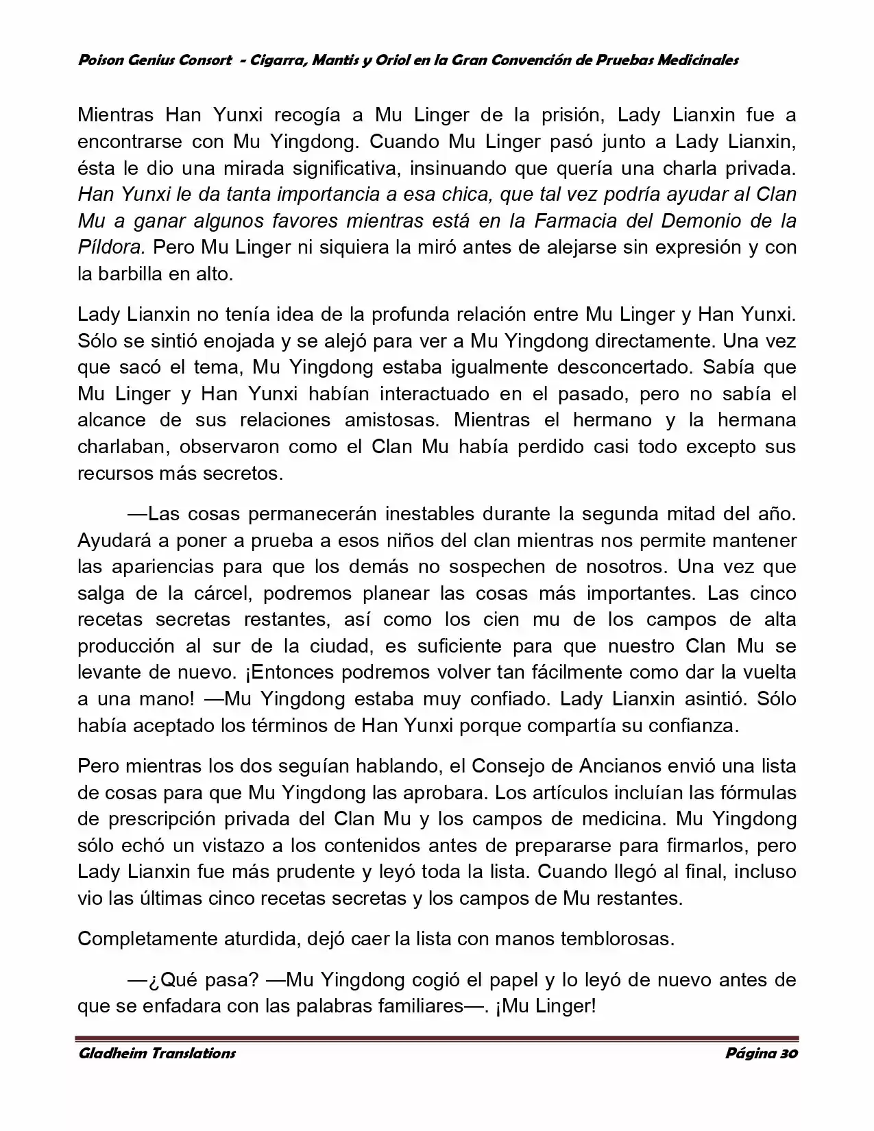 Poison Genious Consort (Novela) - Capítulo 369 - Página 30 - LectorTMOo