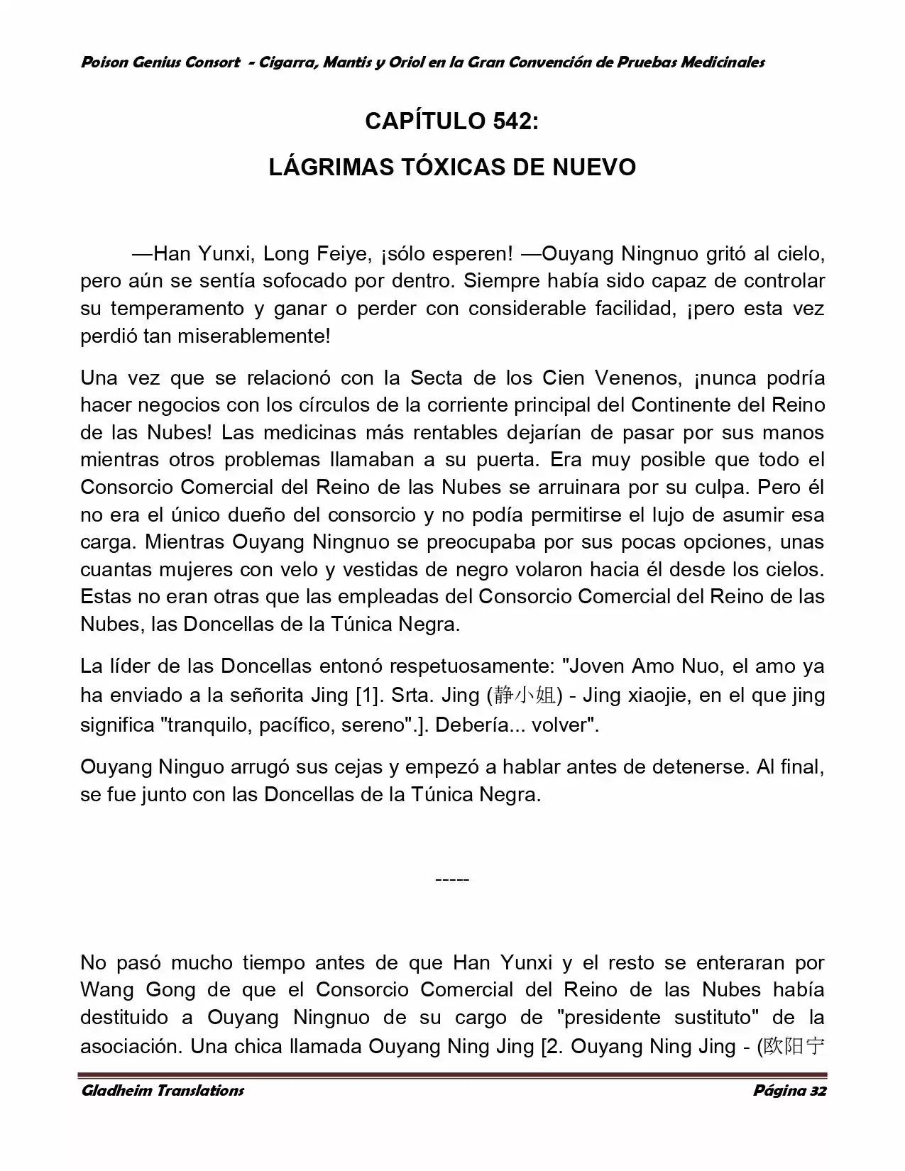 Poison Genious Consort (Novela) - Capítulo 369 - Página 32 - LectorTMOo