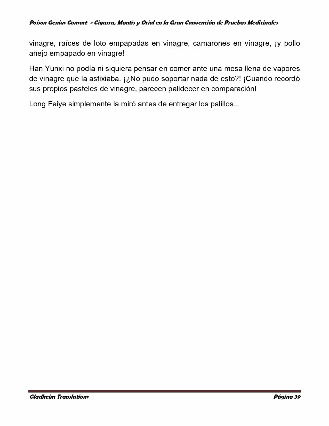 Poison Genious Consort (Novela) - Capítulo 369 - Página 39 - LectorTMOo