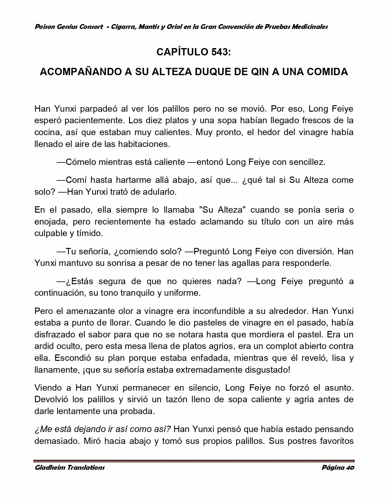 Poison Genious Consort (Novela) - Capítulo 369 - Página 40 - LectorTMOo