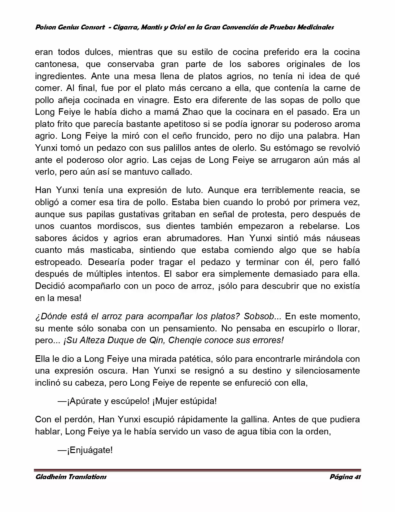 Poison Genious Consort (Novela) - Capítulo 369 - Página 41 - LectorTMOo