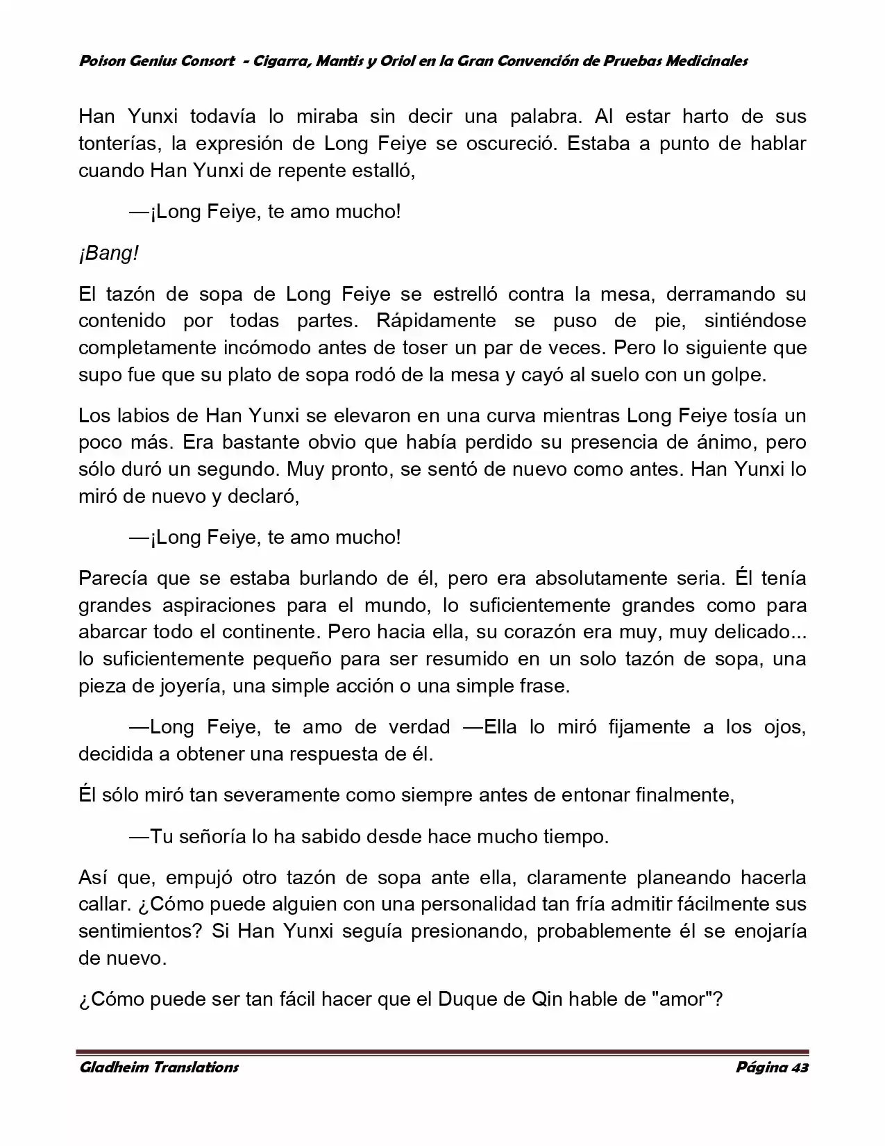 Poison Genious Consort (Novela) - Capítulo 369 - Página 43 - LectorTMOo
