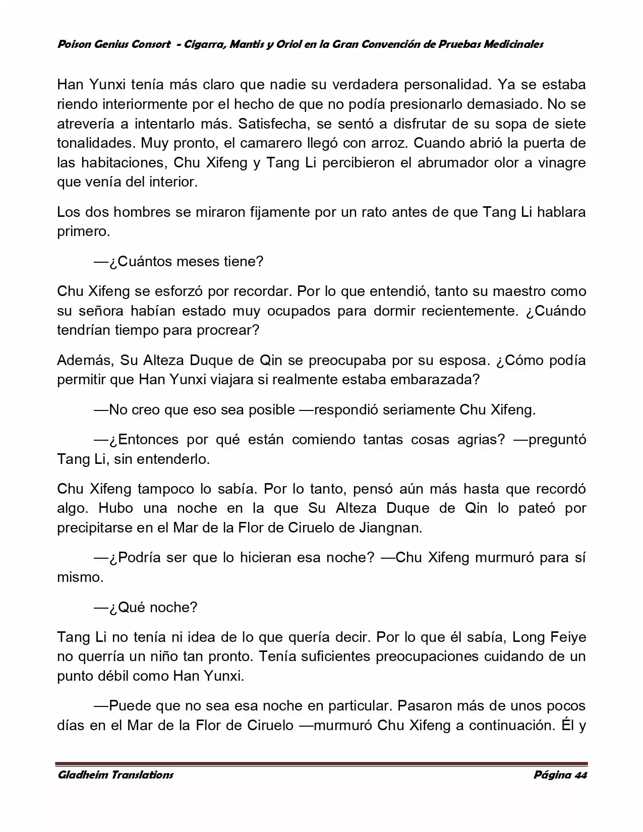 Poison Genious Consort (Novela) - Capítulo 369 - Página 44 - LectorTMOo