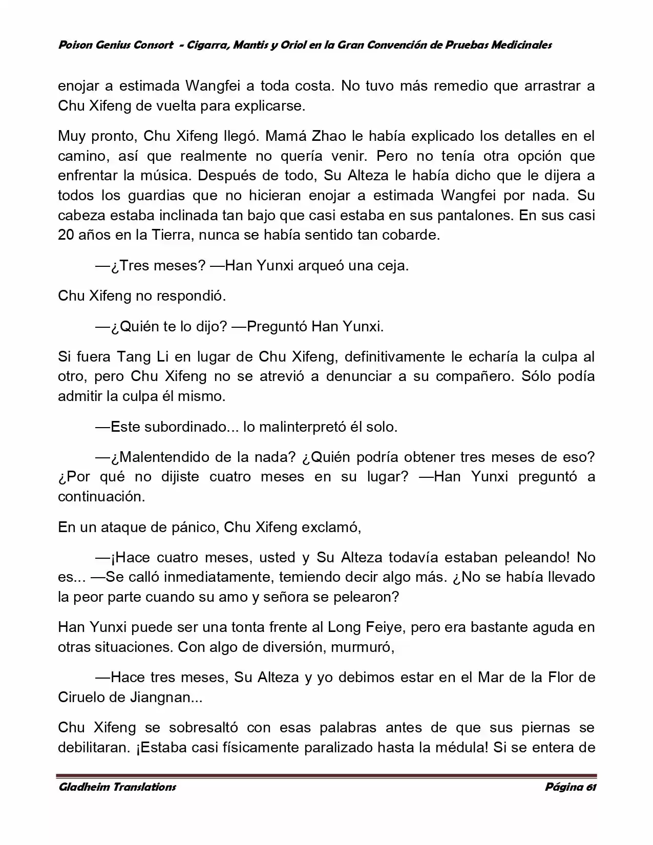 Poison Genious Consort (Novela) - Capítulo 369 - Página 56 - LectorTMOo