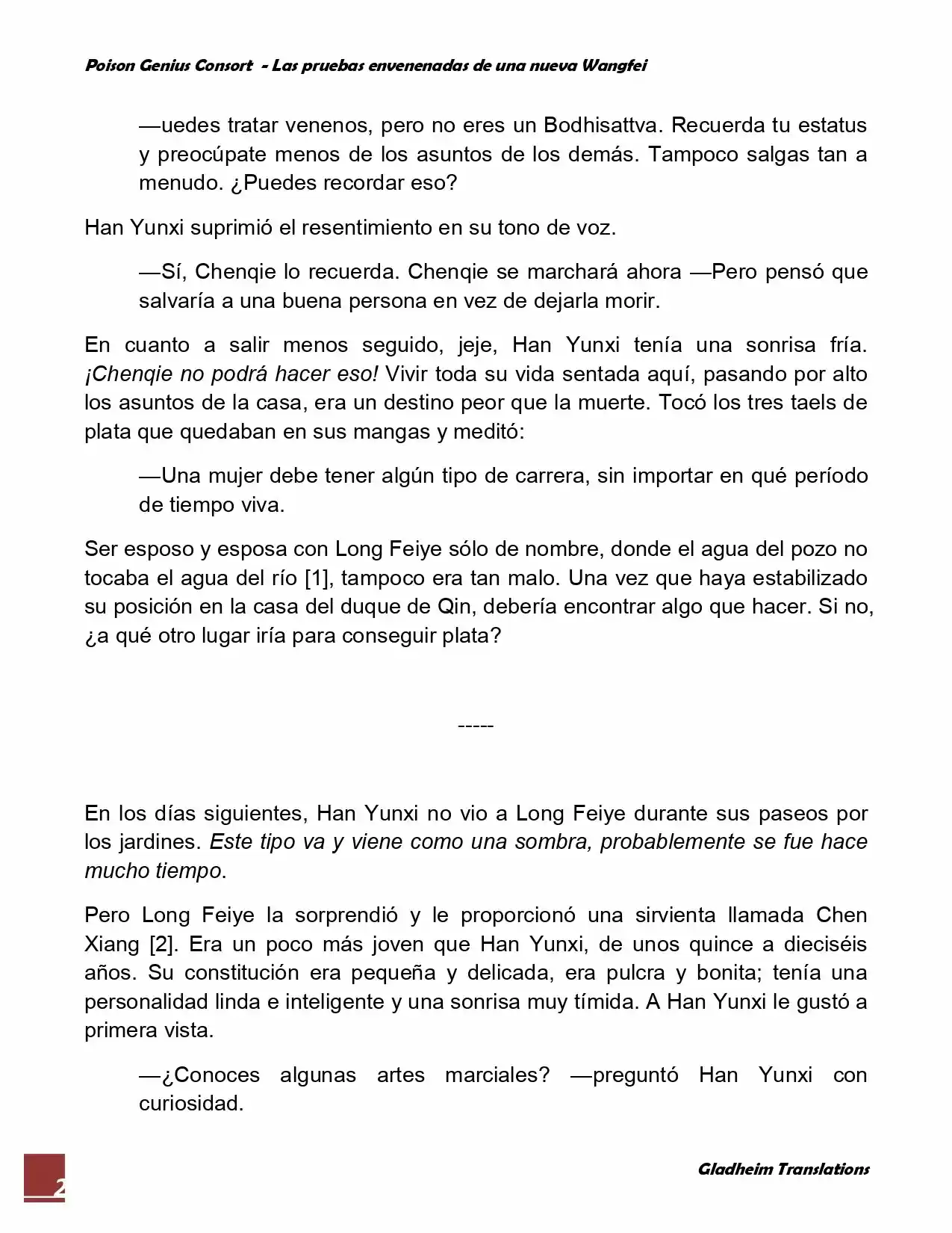 Poison Genious Consort (Novela) - Capítulo 37 - Página 2 - LectorTMOo