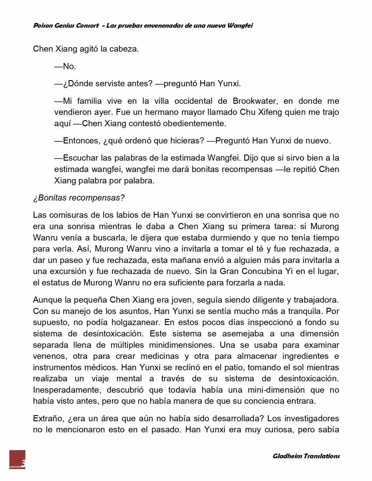 Poison Genious Consort (Novela) - Capítulo 37 - Página 3 - LectorTMOo