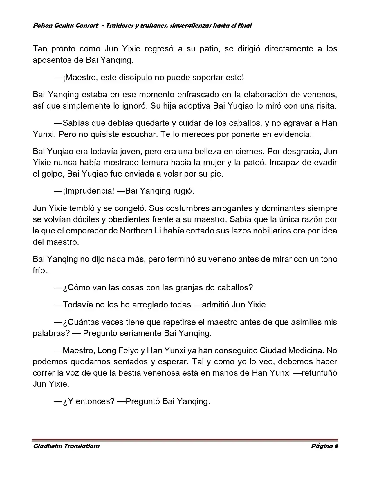 Poison Genious Consort (Novela) - Capítulo 370 - Página 10 - LectorTMOo