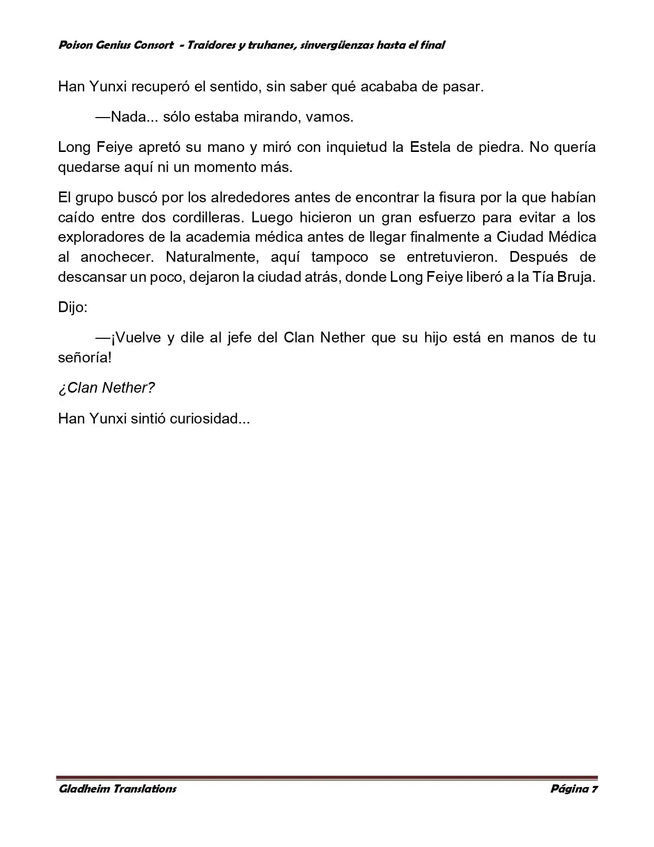 Poison Genious Consort (Novela) - Capítulo 371 - Página 7 - LectorTMOo