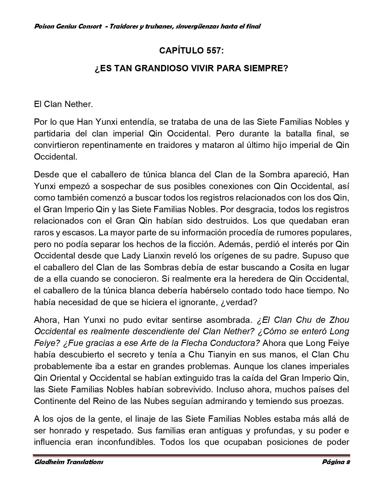 Poison Genious Consort (Novela) - Capítulo 371 - Página 10 - LectorTMOo