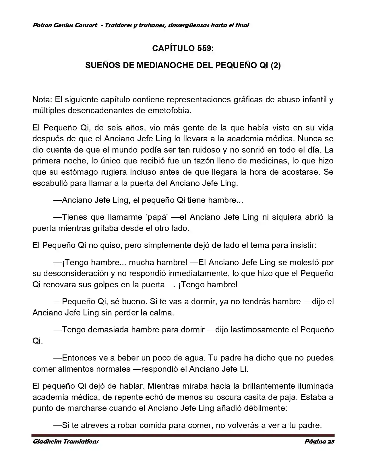 Poison Genious Consort (Novela) - Capítulo 371 - Página 34 - LectorTMOo