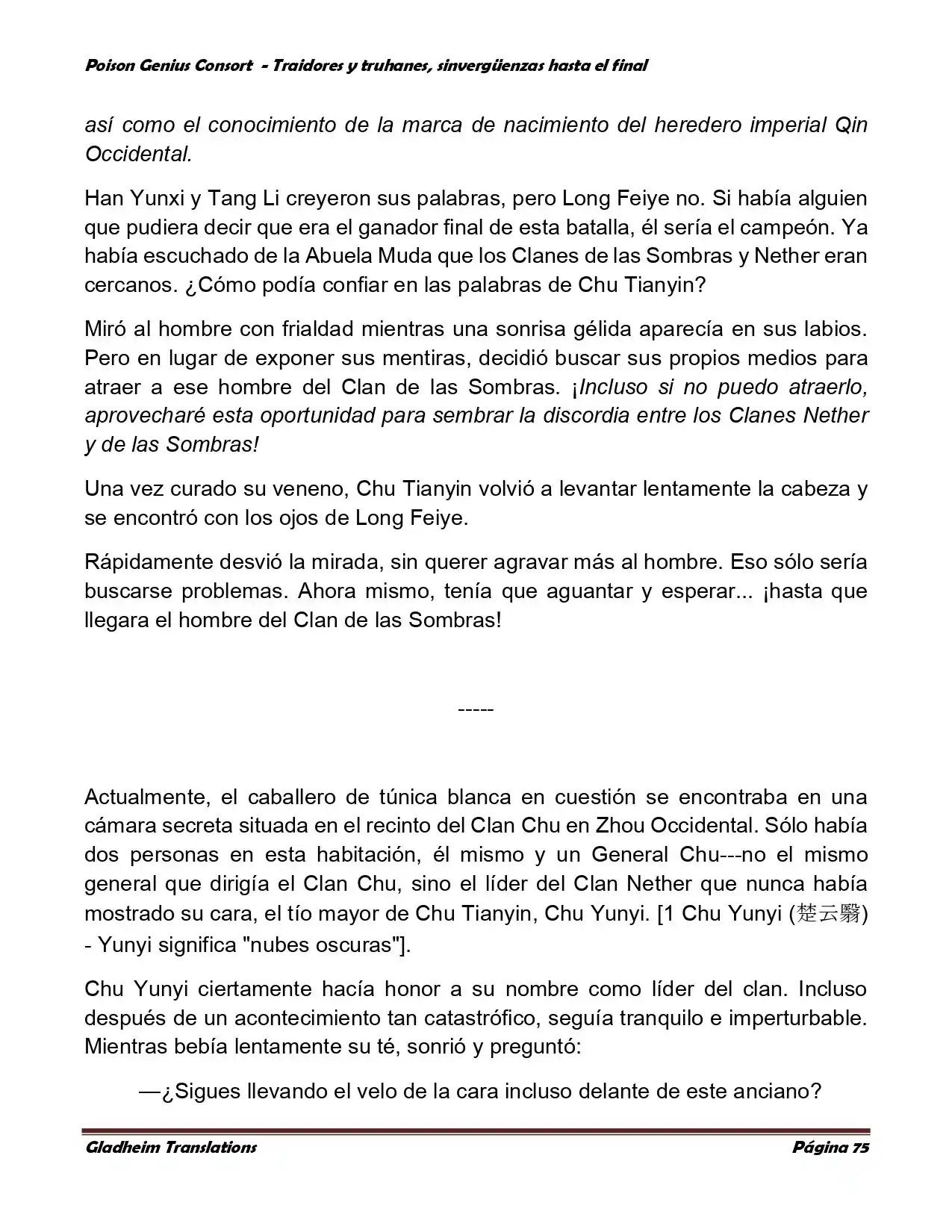 Poison Genious Consort (Novela) - Capítulo 371 - Página 104 - LectorTMOo
