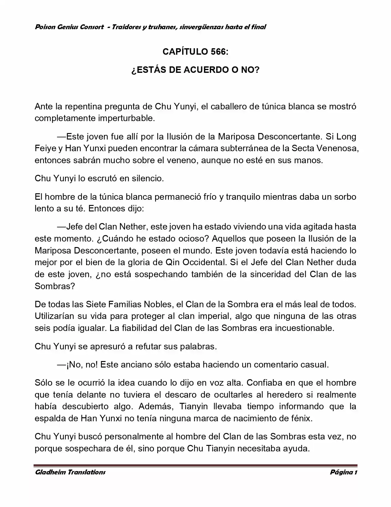 Poison Genious Consort (Novela) - Capítulo 372 - Página 1 - LectorTMOo