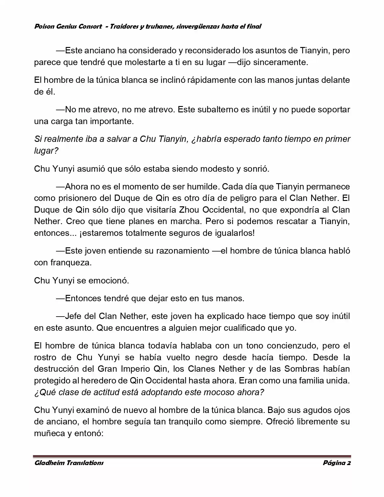 Poison Genious Consort (Novela) - Capítulo 372 - Página 2 - LectorTMOo