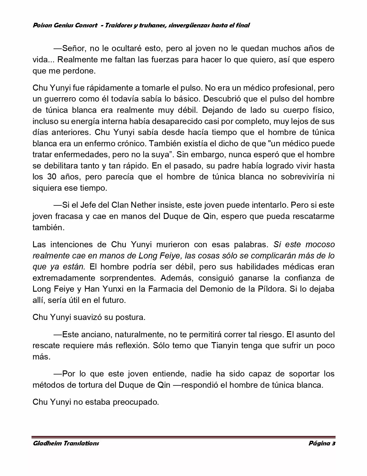Poison Genious Consort (Novela) - Capítulo 372 - Página 3 - LectorTMOo