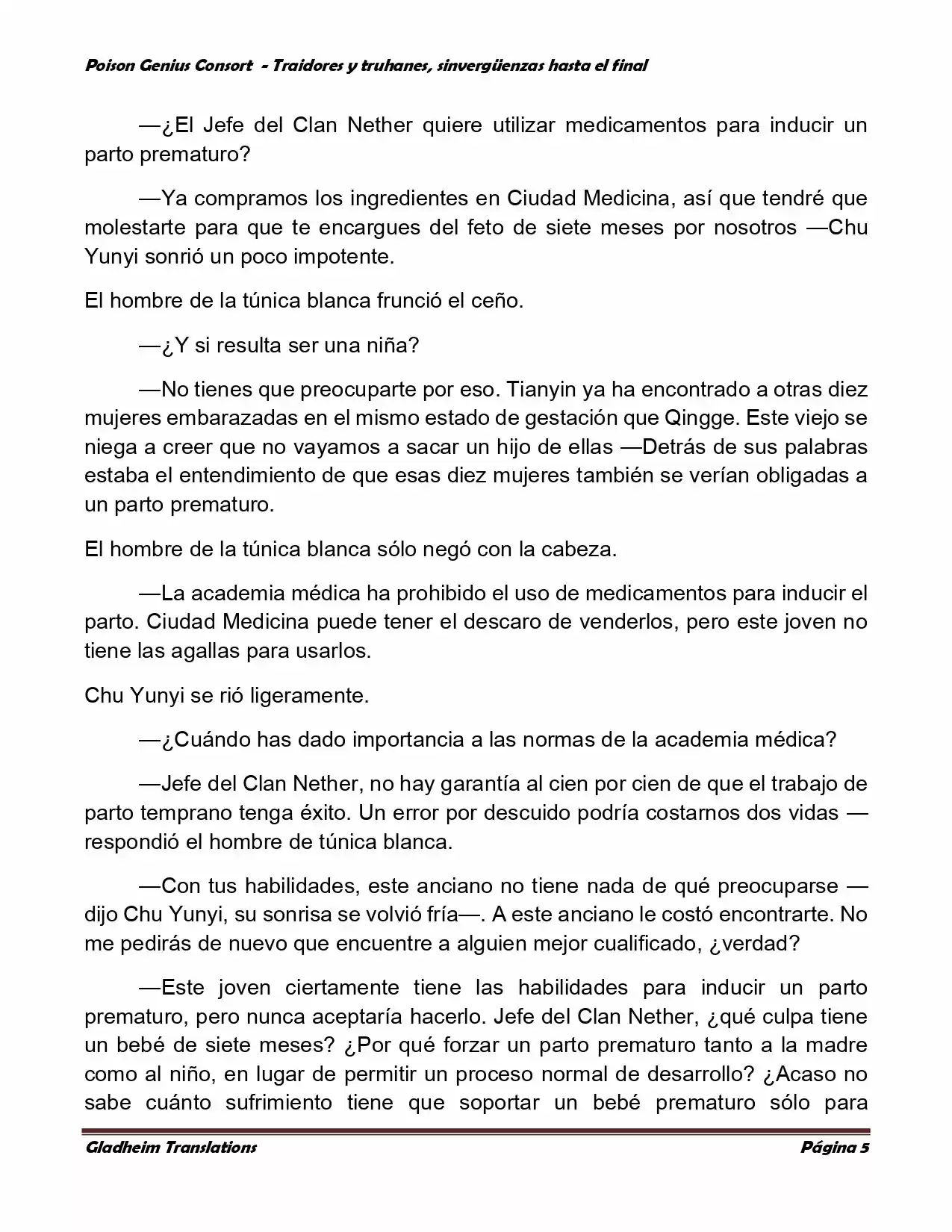 Poison Genious Consort (Novela) - Capítulo 372 - Página 5 - LectorTMOo