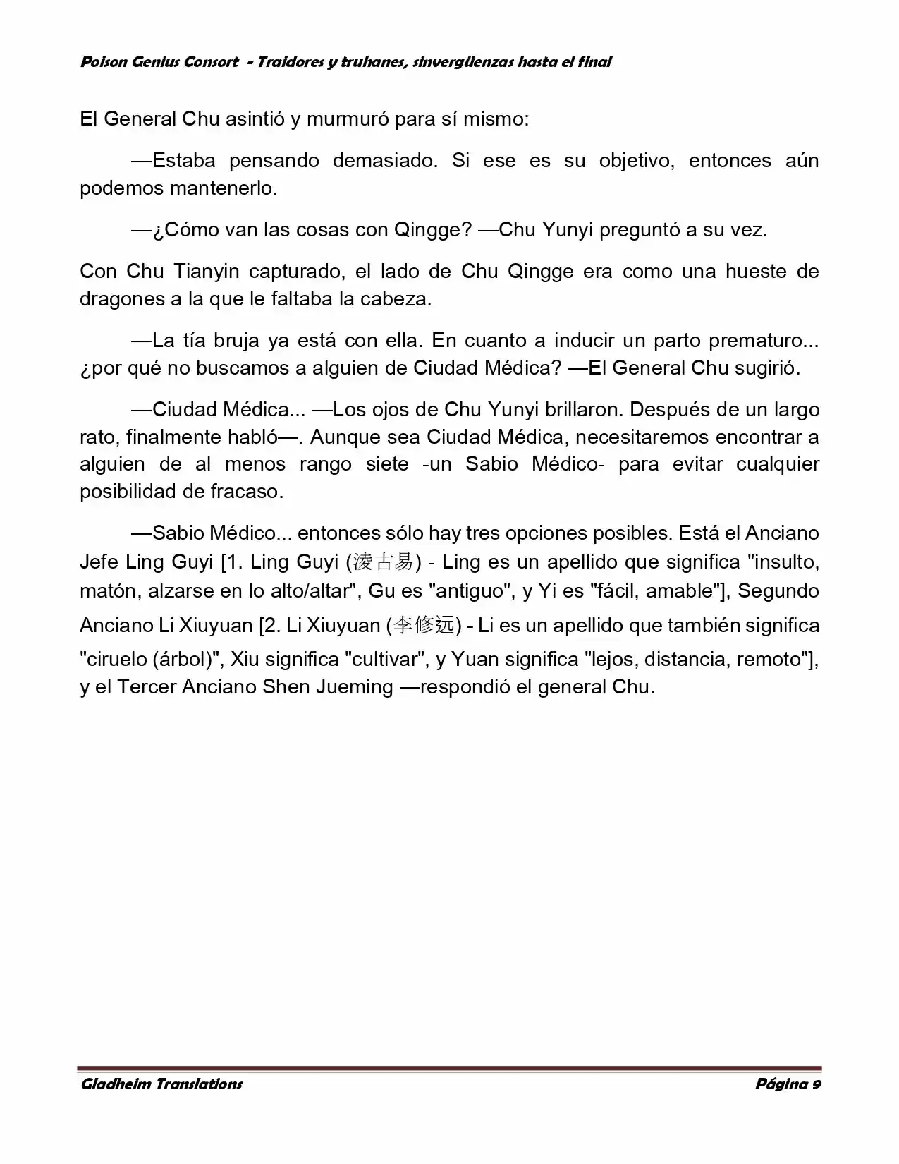 Poison Genious Consort (Novela) - Capítulo 372 - Página 9 - LectorTMOo