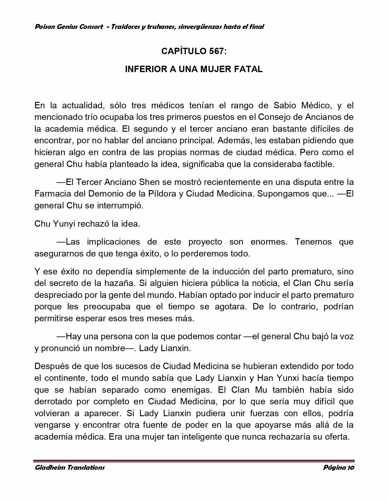 Poison Genious Consort (Novela) - Capítulo 372 - Página 10 - LectorTMOo