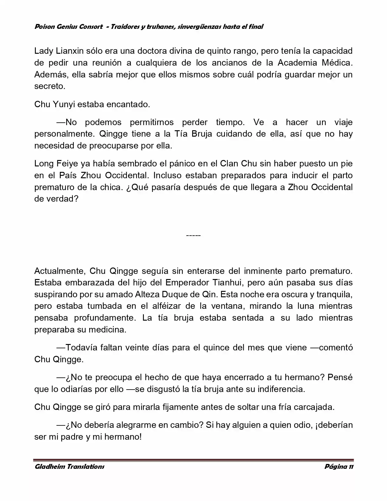 Poison Genious Consort (Novela) - Capítulo 372 - Página 11 - LectorTMOo