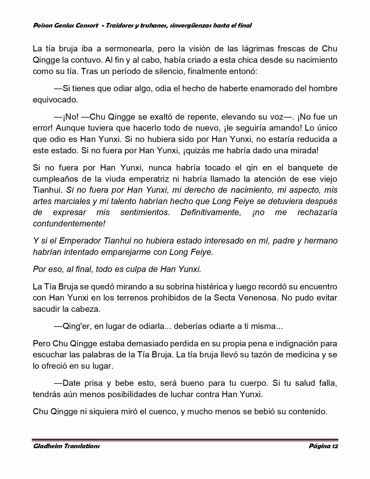 Poison Genious Consort (Novela) - Capítulo 372 - Página 12 - LectorTMOo