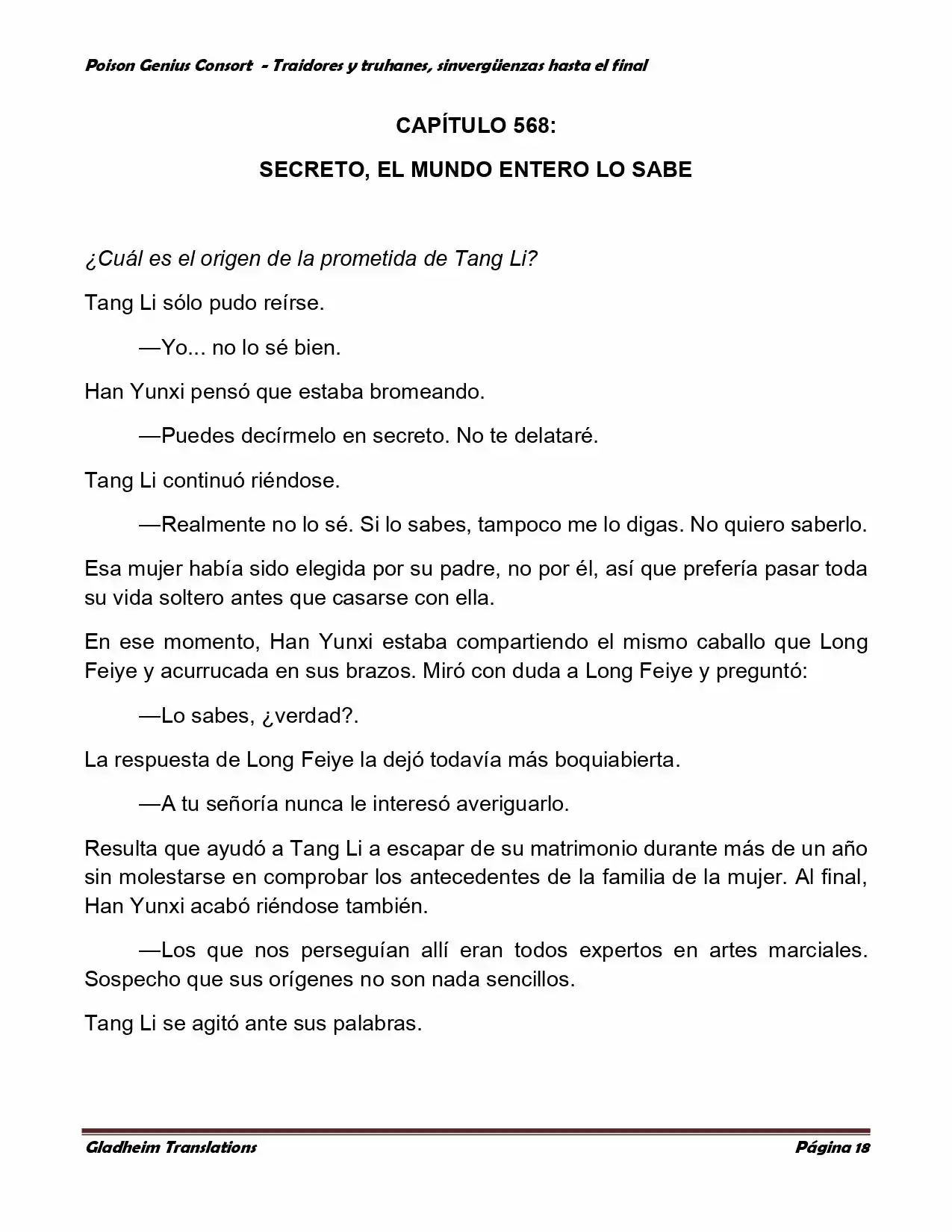 Poison Genious Consort (Novela) - Capítulo 372 - Página 18 - LectorTMOo