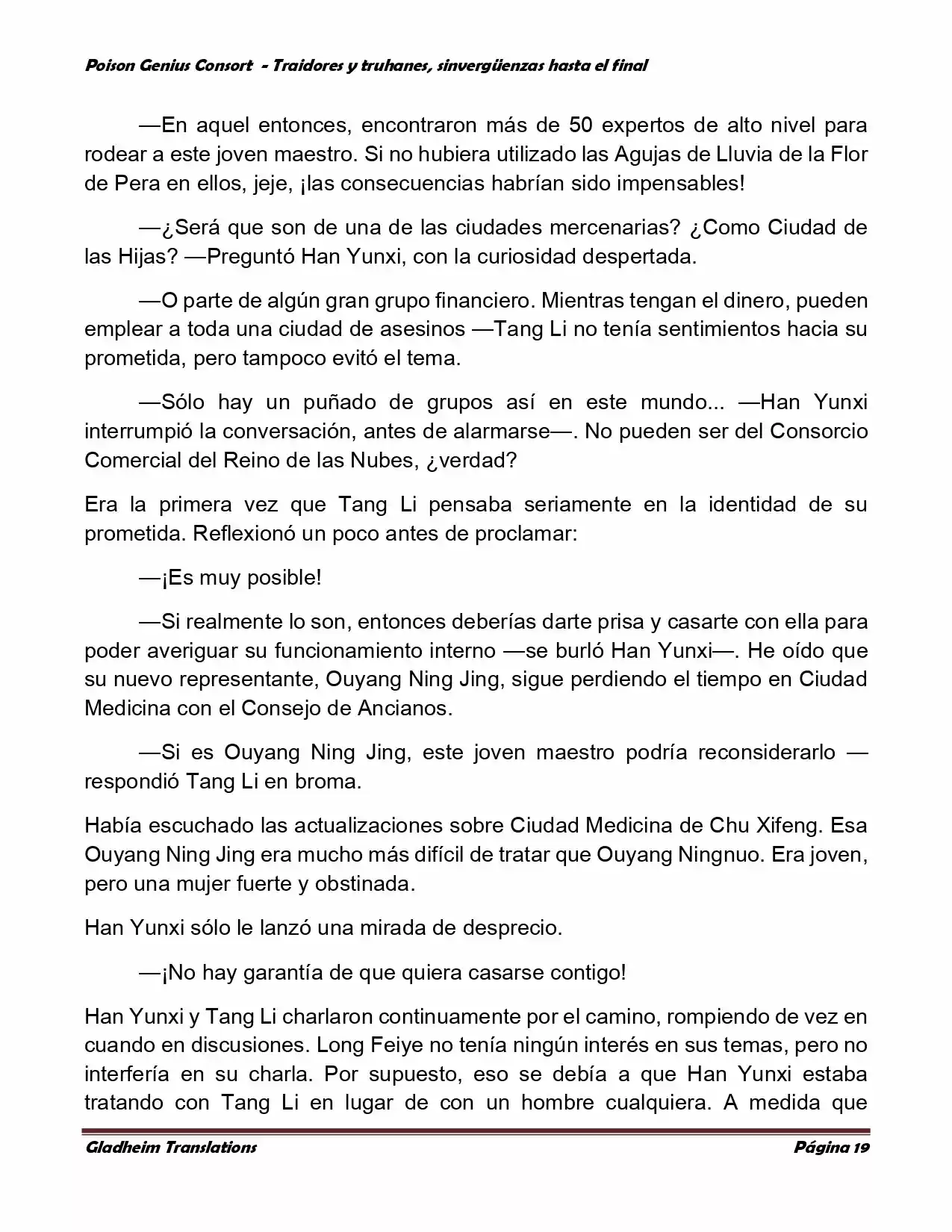Poison Genious Consort (Novela) - Capítulo 372 - Página 19 - LectorTMOo