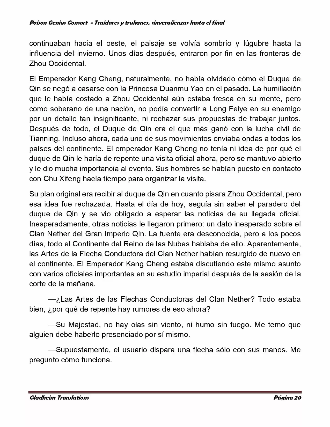 Poison Genious Consort (Novela) - Capítulo 372 - Página 20 - LectorTMOo