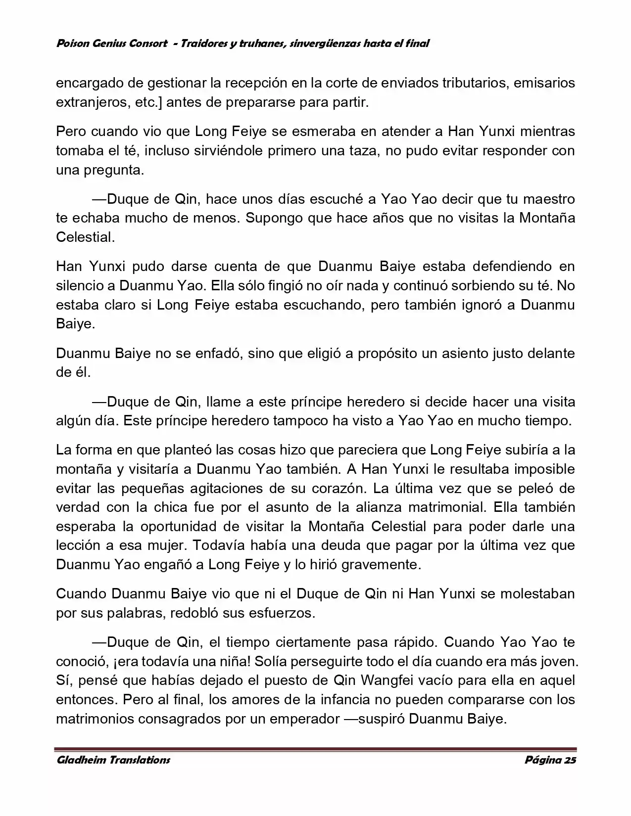 Poison Genious Consort (Novela) - Capítulo 372 - Página 25 - LectorTMOo