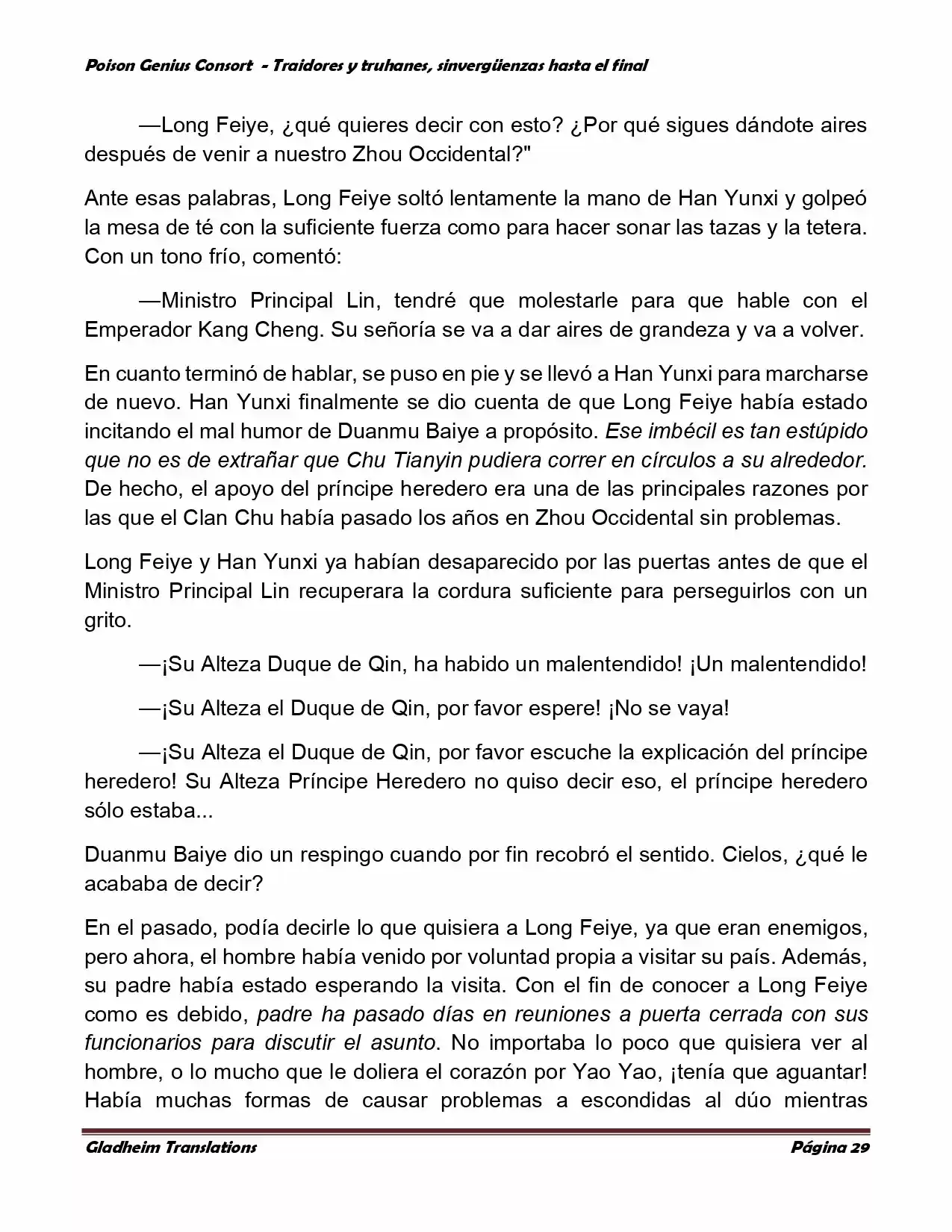 Poison Genious Consort (Novela) - Capítulo 372 - Página 29 - LectorTMOo