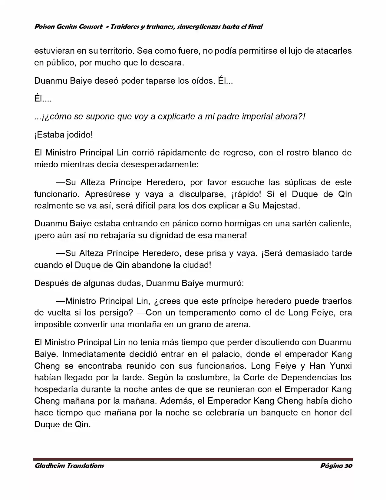 Poison Genious Consort (Novela) - Capítulo 372 - Página 30 - LectorTMOo