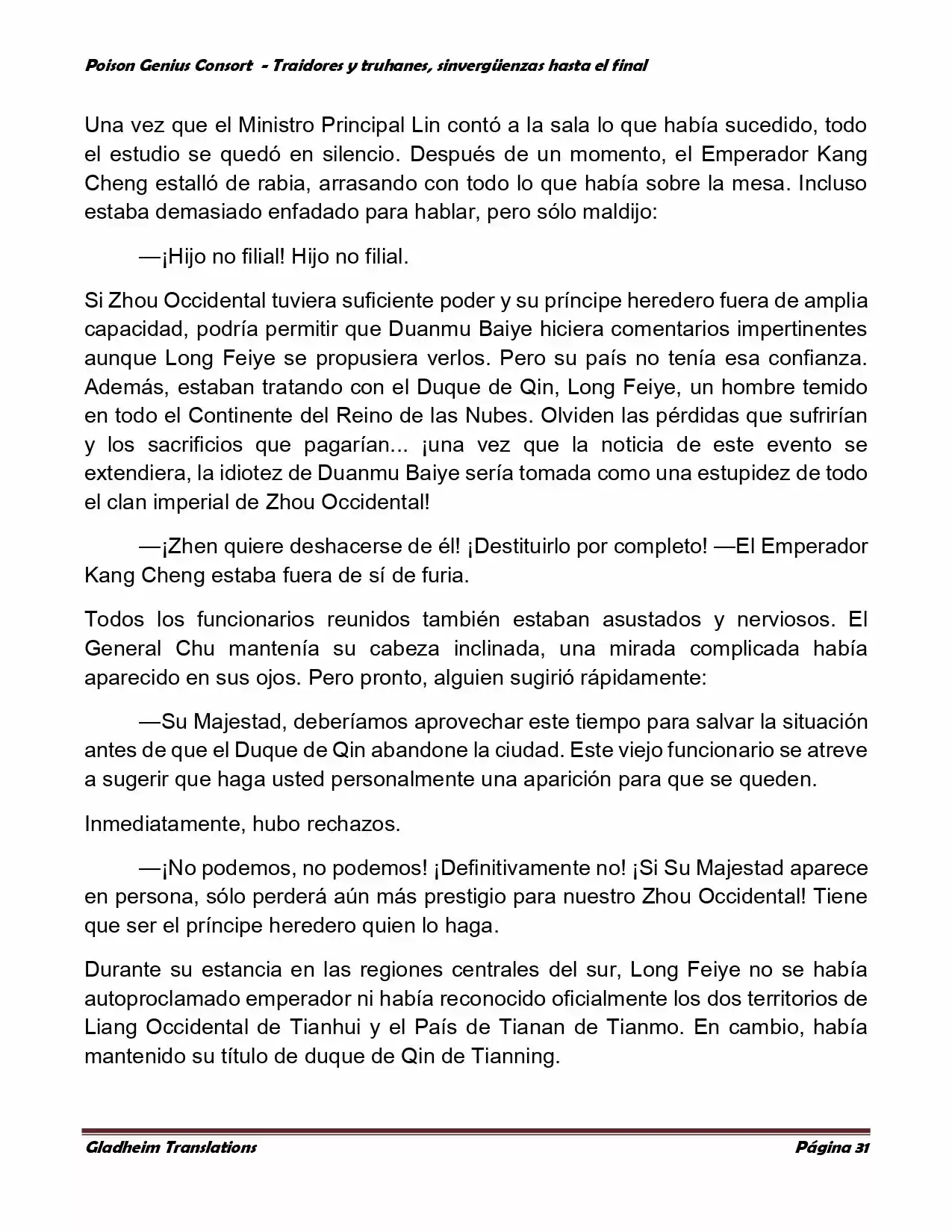 Poison Genious Consort (Novela) - Capítulo 372 - Página 31 - LectorTMOo