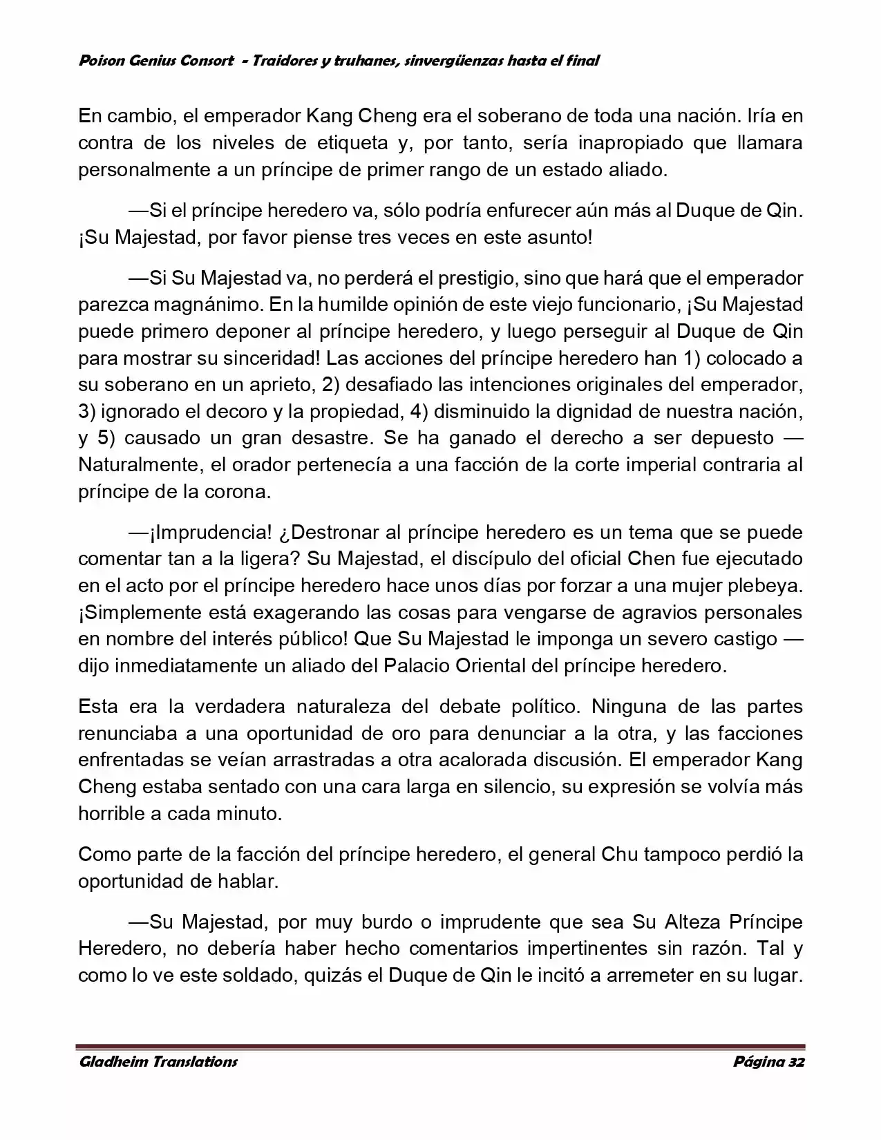 Poison Genious Consort (Novela) - Capítulo 372 - Página 32 - LectorTMOo