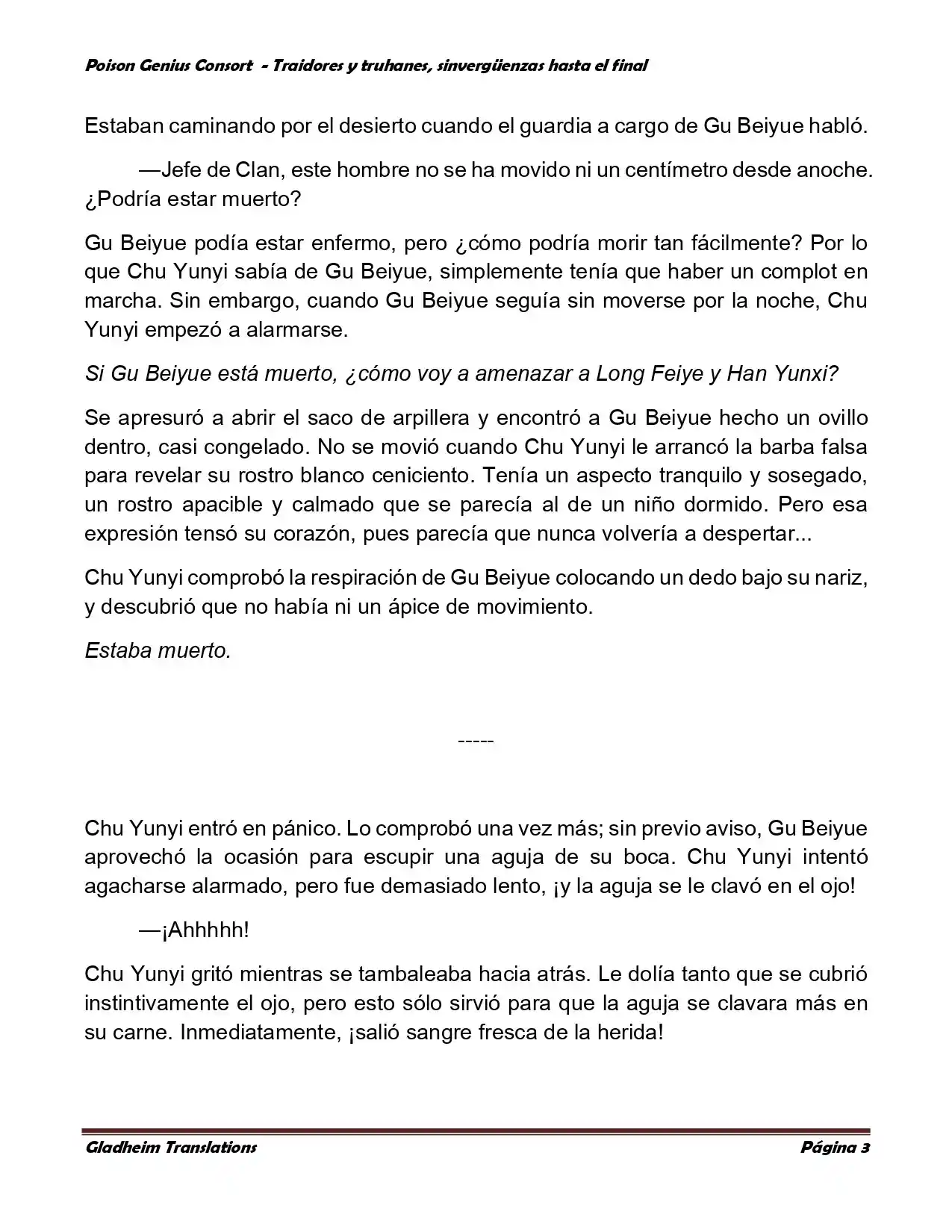 Poison Genious Consort (Novela) - Capítulo 373.50 - Página 3 - LectorTMOo