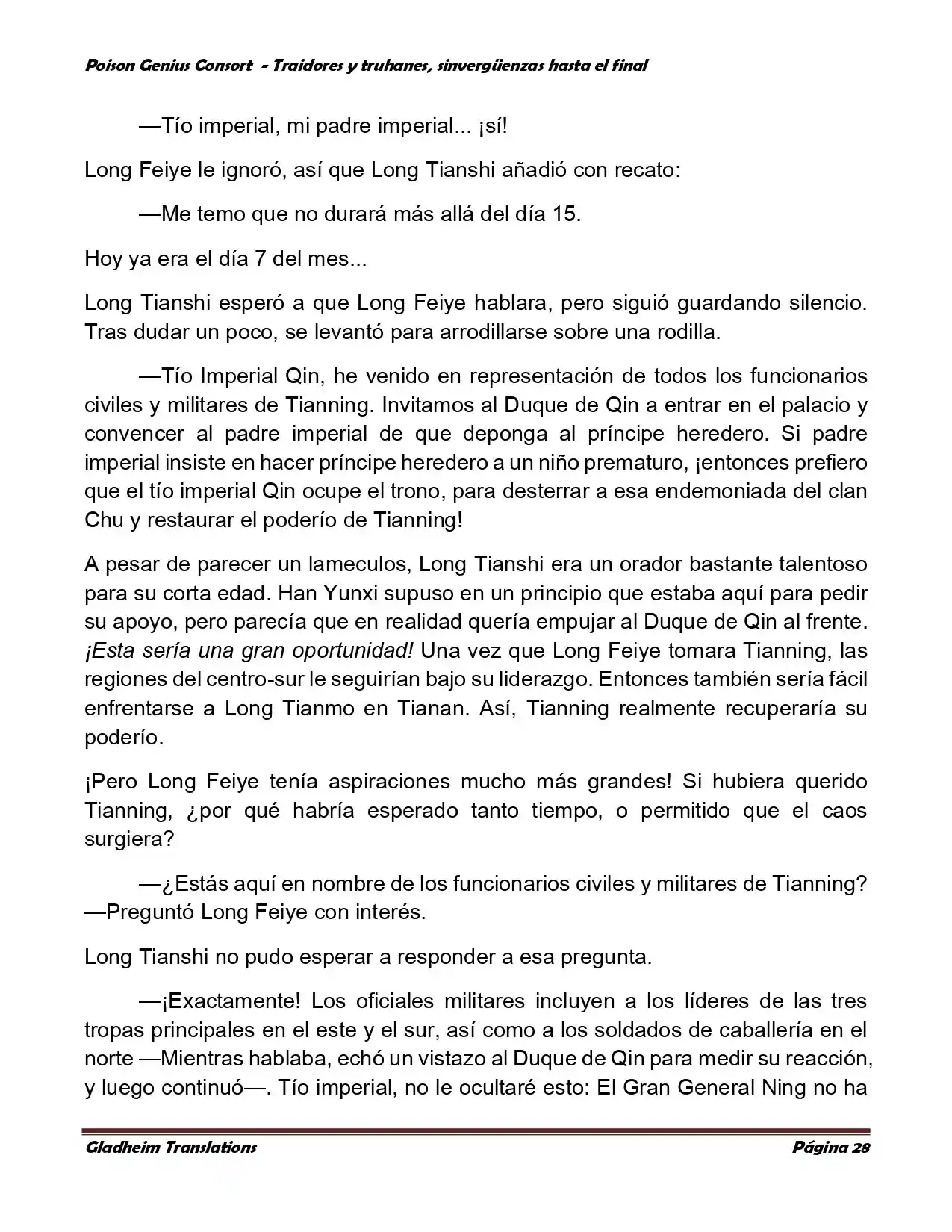 Poison Genious Consort (Novela) - Capítulo 373.50 - Página 28 - LectorTMOo