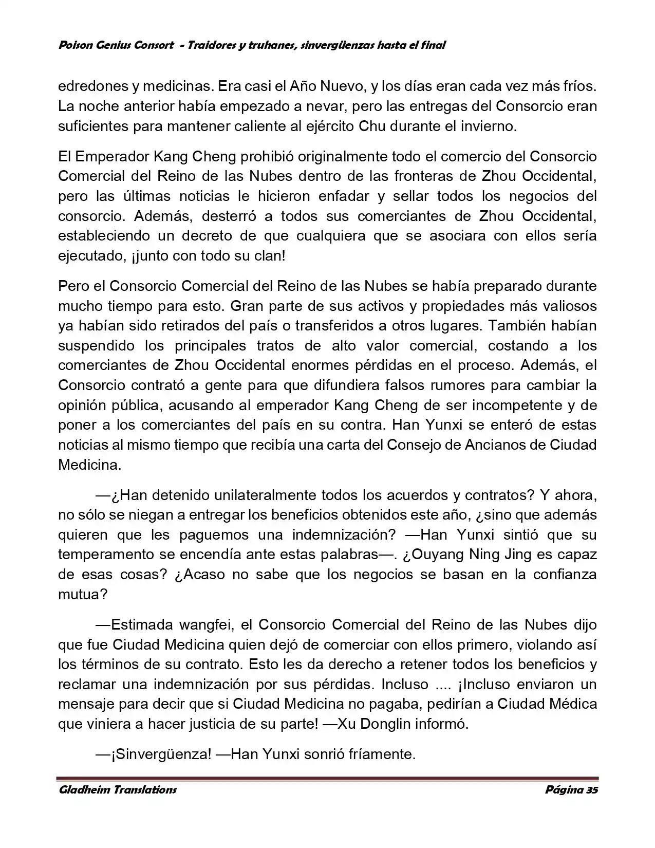 Poison Genious Consort (Novela) - Capítulo 373.50 - Página 35 - LectorTMOo