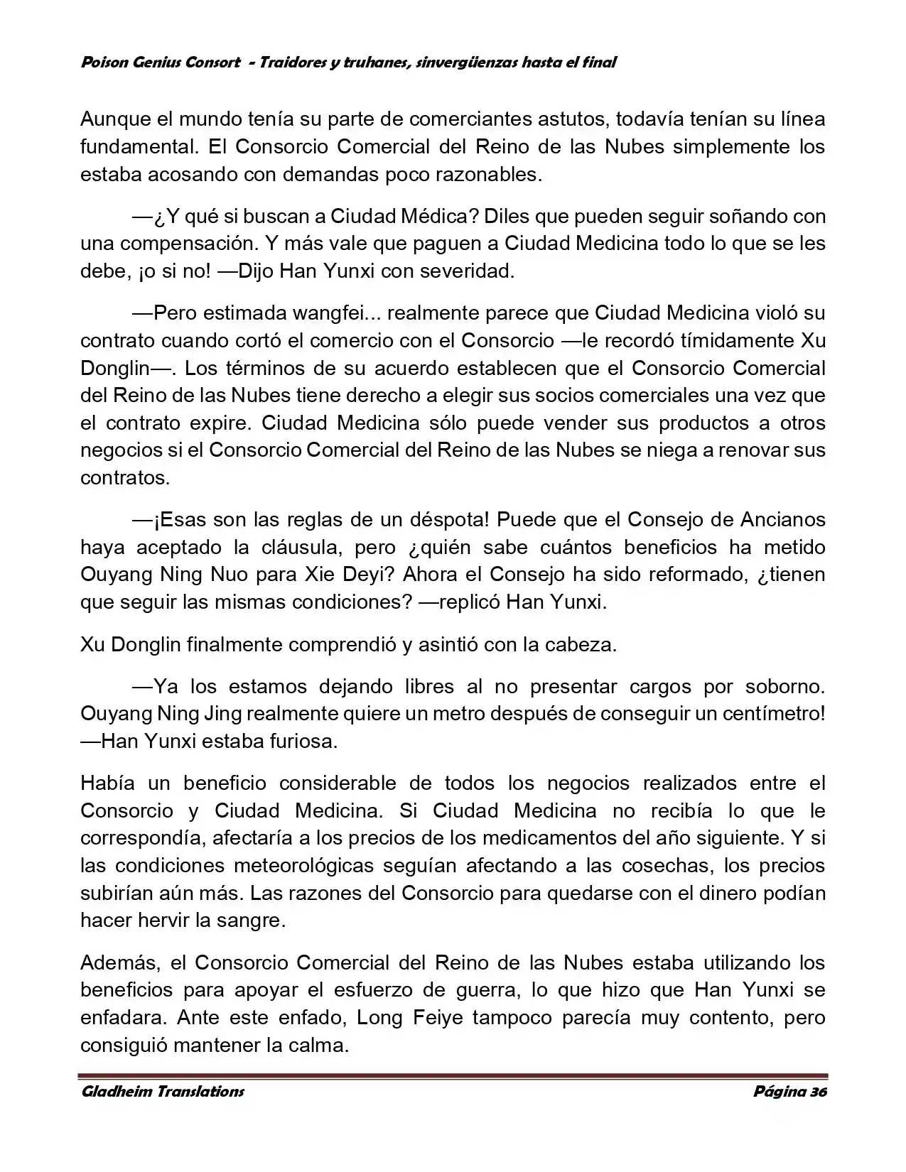 Poison Genious Consort (Novela) - Capítulo 373.50 - Página 36 - LectorTMOo