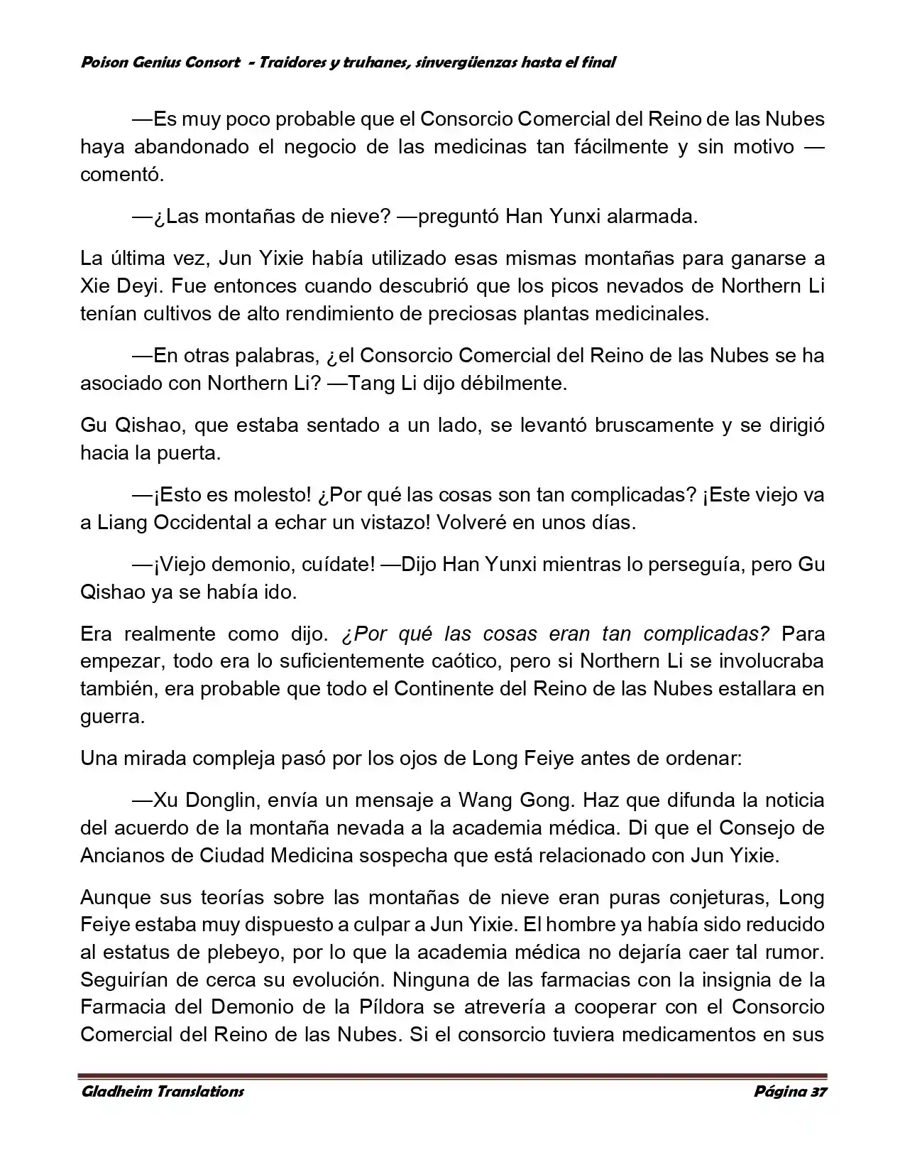 Poison Genious Consort (Novela) - Capítulo 373.50 - Página 37 - LectorTMOo