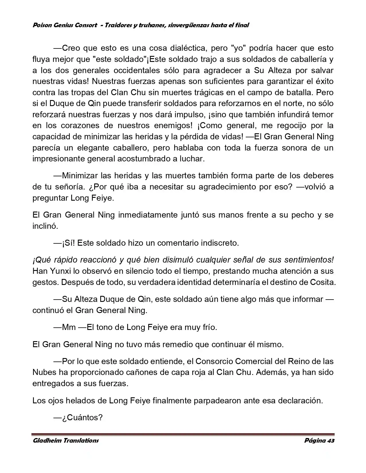 Poison Genious Consort (Novela) - Capítulo 373.50 - Página 43 - LectorTMOo