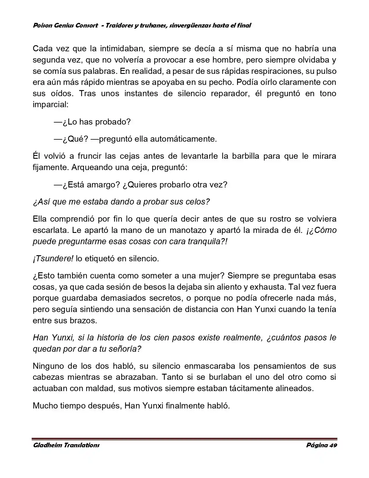 Poison Genious Consort (Novela) - Capítulo 373.50 - Página 49 - LectorTMOo