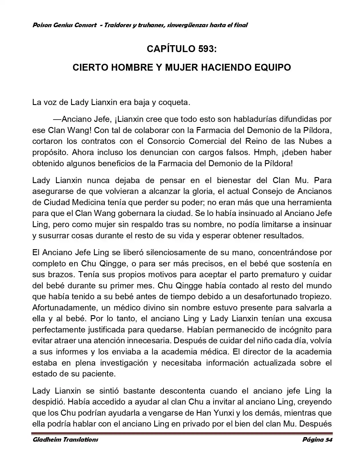 Poison Genious Consort (Novela) - Capítulo 373.50 - Página 54 - LectorTMOo