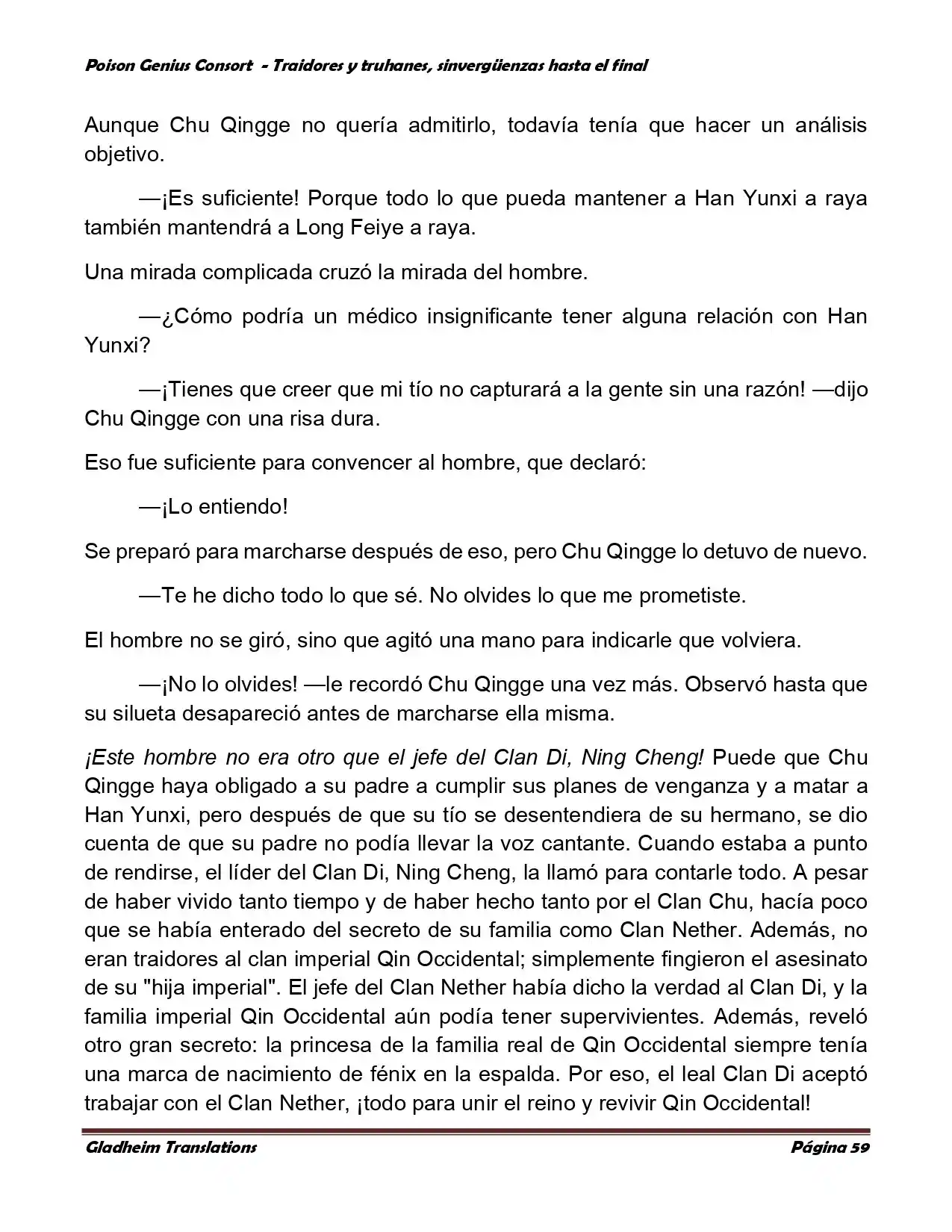 Poison Genious Consort (Novela) - Capítulo 373.50 - Página 60 - LectorTMOo