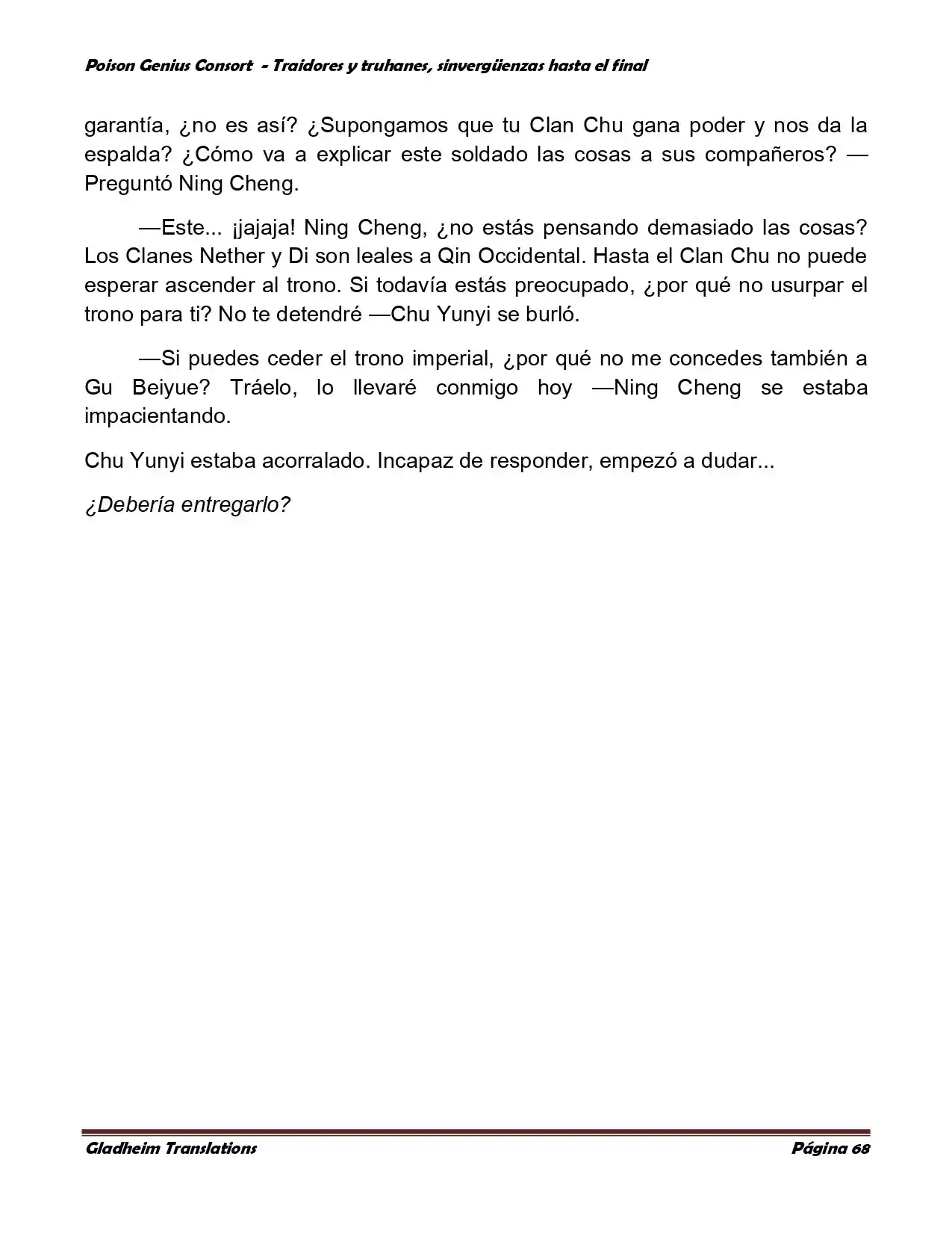 Poison Genious Consort (Novela) - Capítulo 373.50 - Página 69 - LectorTMOo