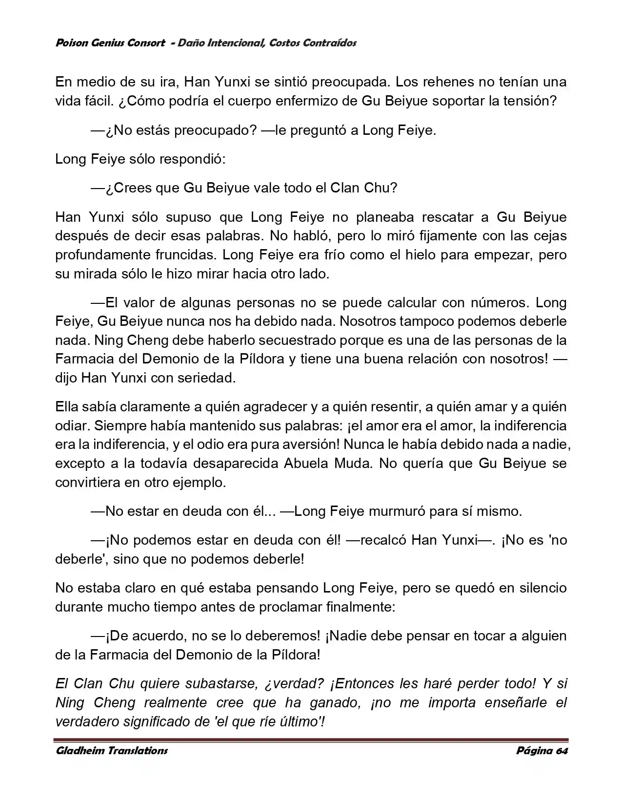 Poison Genious Consort (Novela) - Capítulo 374 - Página 114 - LectorTMOo